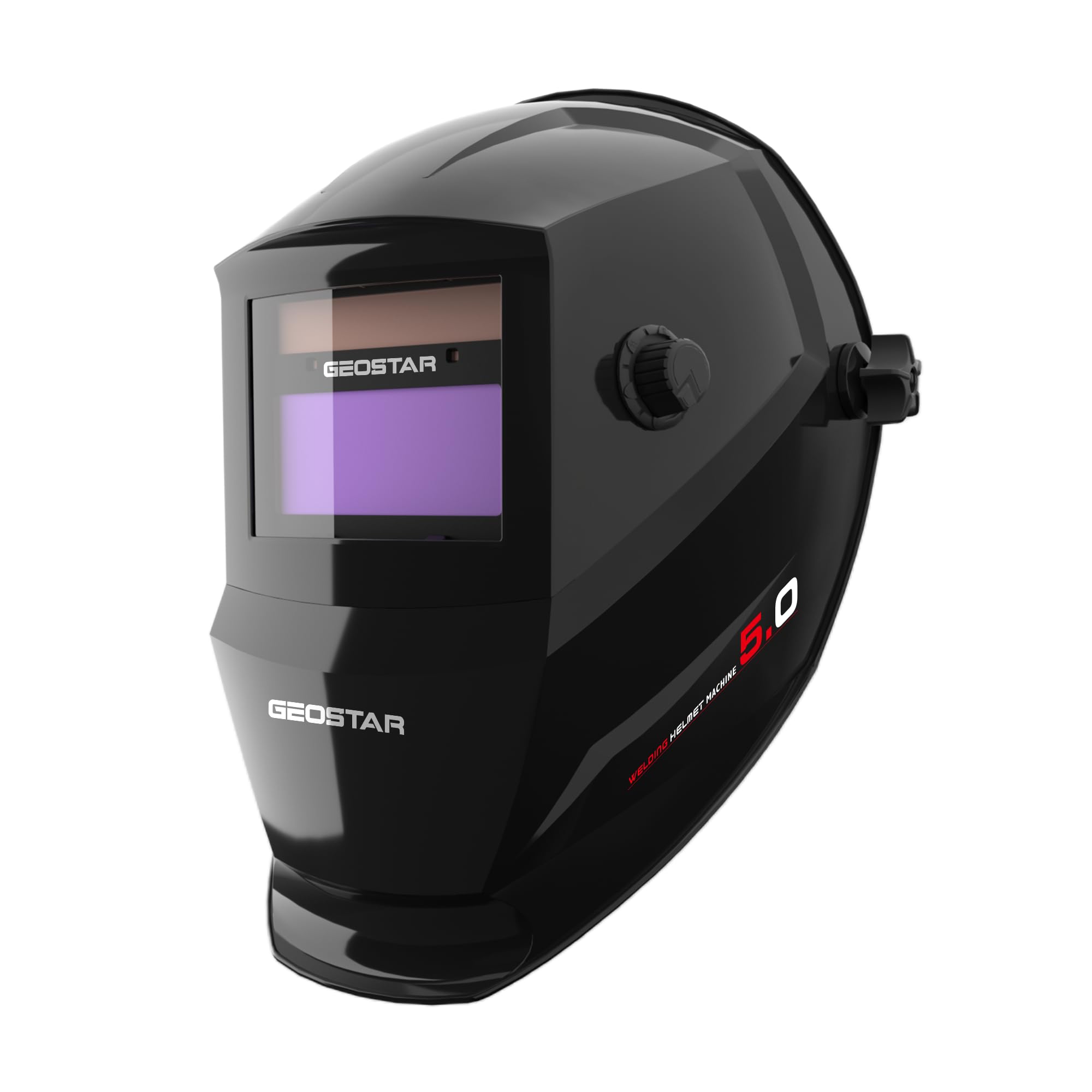 

GEOSTAR Welding Mask 2025 Welding Mask with Adjustable Shading Clear Replaceable Solar Compatible with and ARC Welding Auto-Shading For First-Time