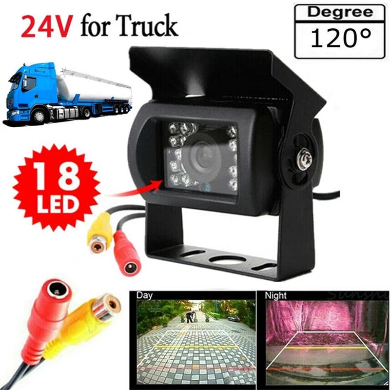 18 LED Anti Fog IR Night Vision IP68 Waterproof Car Rear View Wired CCD Reverse Camera for 12-24V Car Truck