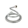 2m Flexible Chrome Stainless Steel Bathroom Hose with G1/2 Universal Brass Connector for Handheld Shower Head