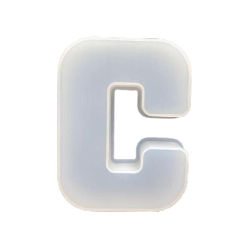 Silicone Alphabet Molds Large 26 Letter Molds Epoxy Resin Molds for DIY Craft Birthday Party Wedding Home Decoration