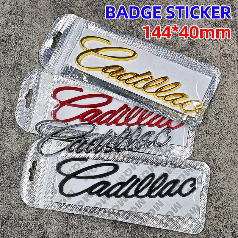 Metallbuchstaben Auto Heckaufkleber Kotflügel Seite Kofferraum Abzeichen Für Cadillac ATS BLS CTS EXT SLR SRX STS XT4 XTS XT6 Escalade Deville CT5