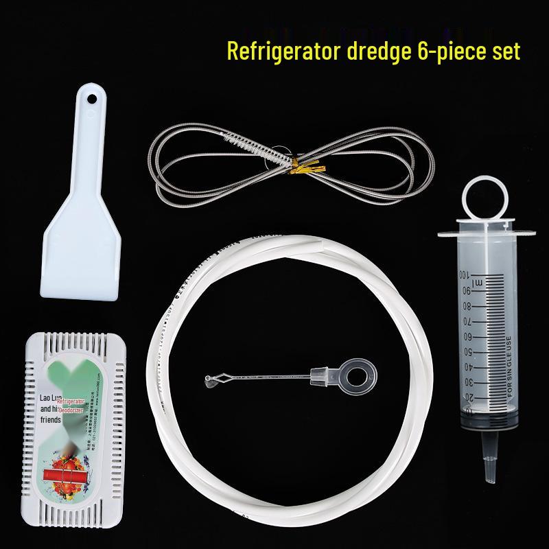 

Набор из пяти предметов для прочистки слива холодильника, для устранения засоренных водостоков и скопления льда.