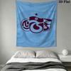 Trabzonspor logo Wall Hanging Printed Fabric Blanket Decorative Tapestries for Bedroom Living Room Home Decor