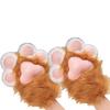 Fursuit Paw Gloves Boots Giant Wearable Wing Accessories Plush Toys Furry Cosplay Cat Bear Shoes Cute Fluffy Animal Manga Party