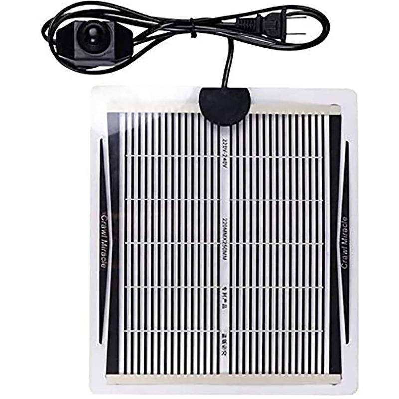 Roplių šildymo kilimėlis su kontroliuojama akvariumo naminių gyvūnėlių ežiuko vėžlio Gekono voro šildymo kilimėliu