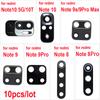 10Pcs Camera Lens For Xiaomi Redmi Note 9 Pro Max 9s 8 8t 7 7Pro Note10 5G 10t Back Camera Glass With Glue Adhesive