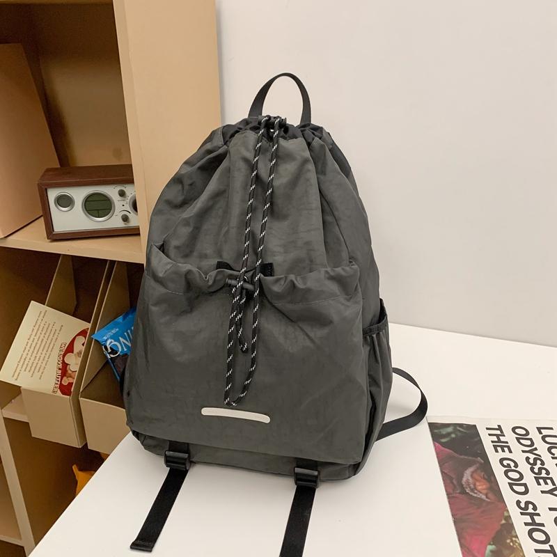 Drawstring Backpack Student Schoolbag Unisex Travel Outdoor Backpack