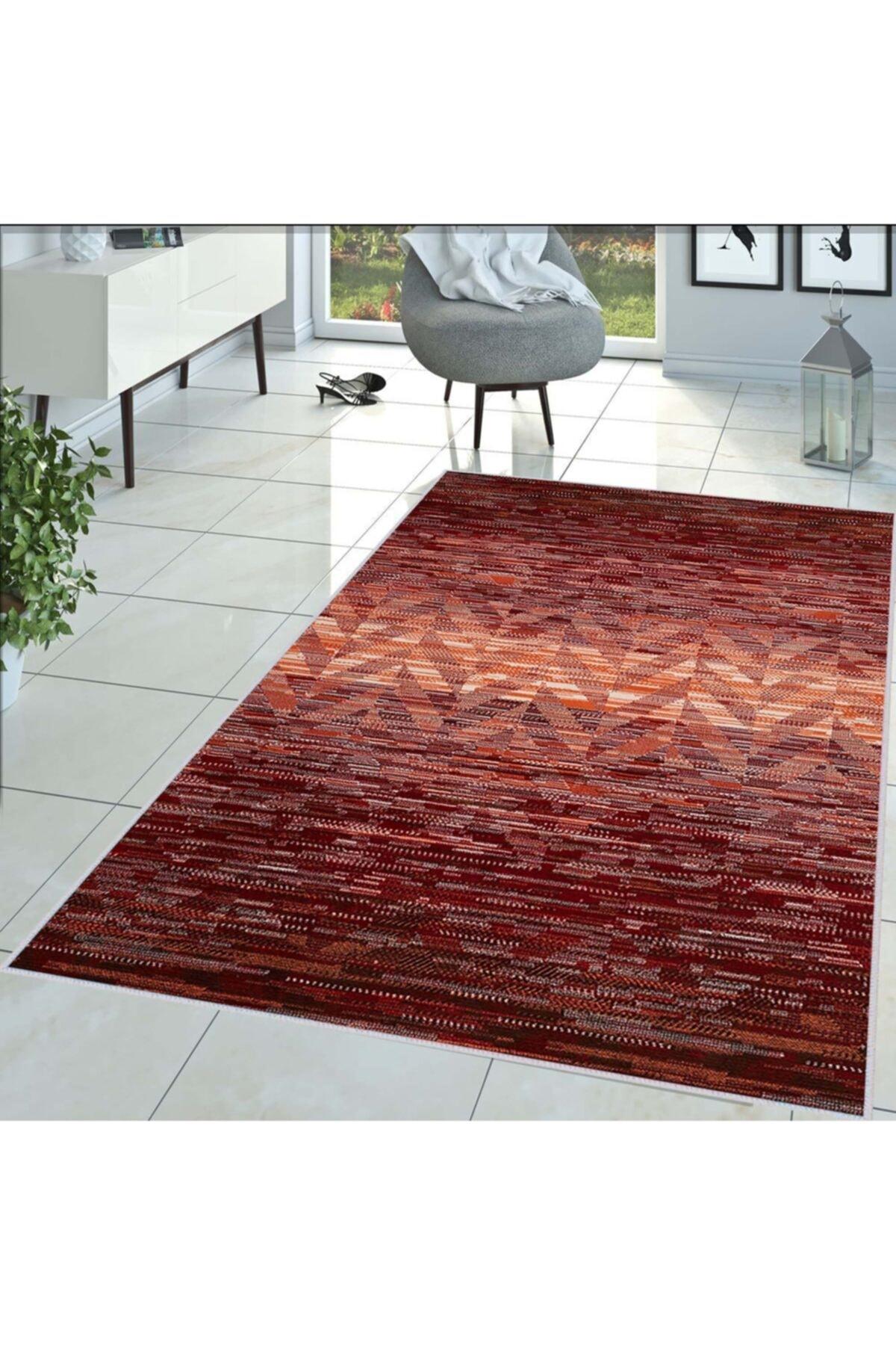 

Rovigo Home Washable Printed Carpet RVG1437 50x80 красный