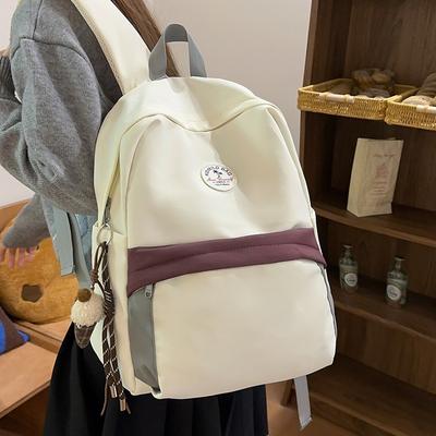 Einfacher und vielseitiger Rucksack mit großer Kapazität für Schülerinnen der Unterstufe, neue Reise-Damenrucksäcke