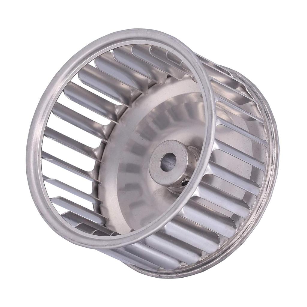 Girante per Ventilatore Centrifugo, Multi-Pala, Lamiera Zincata, Diametro 96mm, Altezza 48mm, Direzione A, Fissaggio a Vite, Compatibile con Radiatore, Desktop,