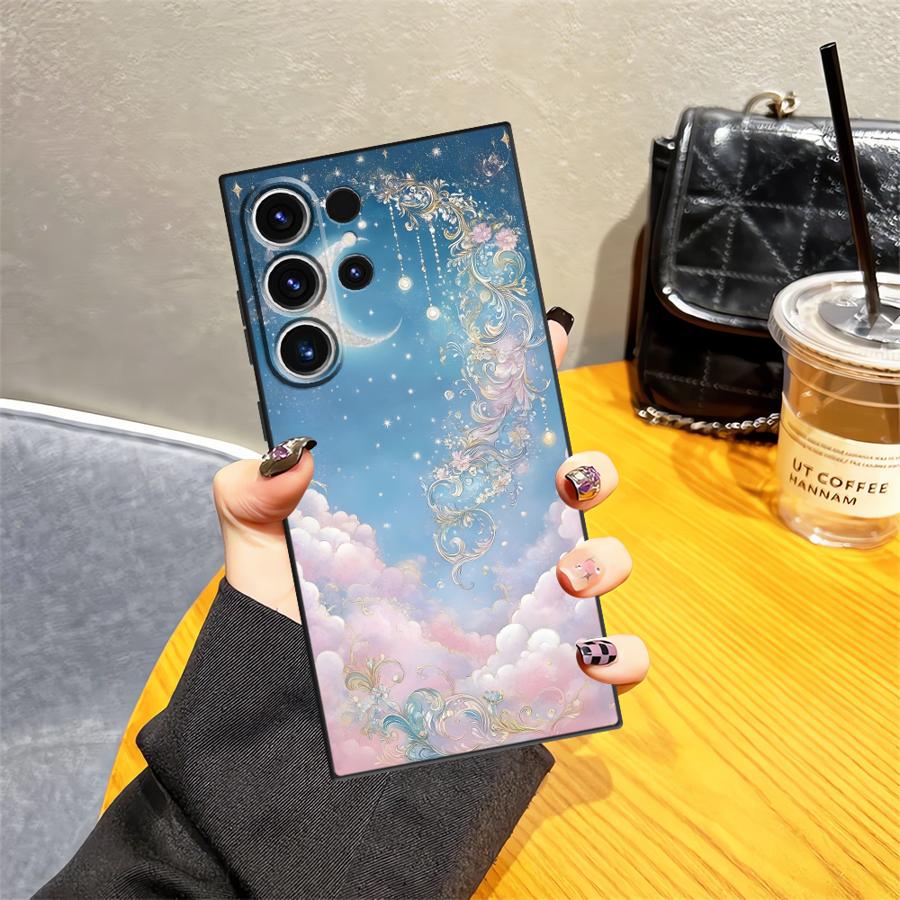 Simple Butterfly Pattern Funda Phone Cover Case for Samsung Galaxy S26 Ultra S10 S9 S20 Ultra S25 Plus S24 S23 Note 20 8 9 10