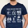 Things I Do In My Spare Time Dark Souls Shirt • Funny Soulsborne Gamer Tee • RPG Player Minimalist Humor Gift