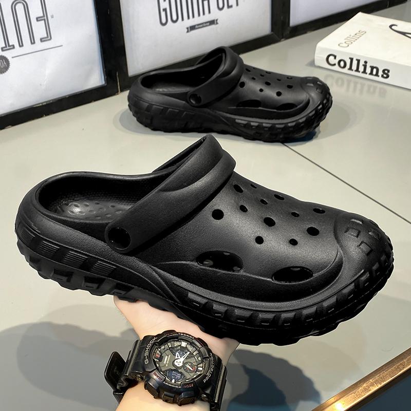Fashion Summer Men Slippers Comfortable Platform Outdoor Sandals 2025 Beach Slippers Flip Flops Male Indoor Home Slides Bathroom Shoes