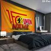 Custom Name,FC Union Berlin Wall tapestry, aesthetic printed fabric blanket, suitable for bedroom, living room, and home decor.