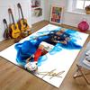 1pc Mbappe6 Design Printed Area Rug Carpet for Bedroom Living Room Home Decor Rugs Mat Non Slip Mat Rug for Bedside
