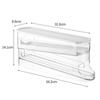 Practical Bilayer Fridge Egg Storage Box,Automatic Rolling Eggs Holder Rack Design Household Refrigerator Egg Storage Tool SNH01