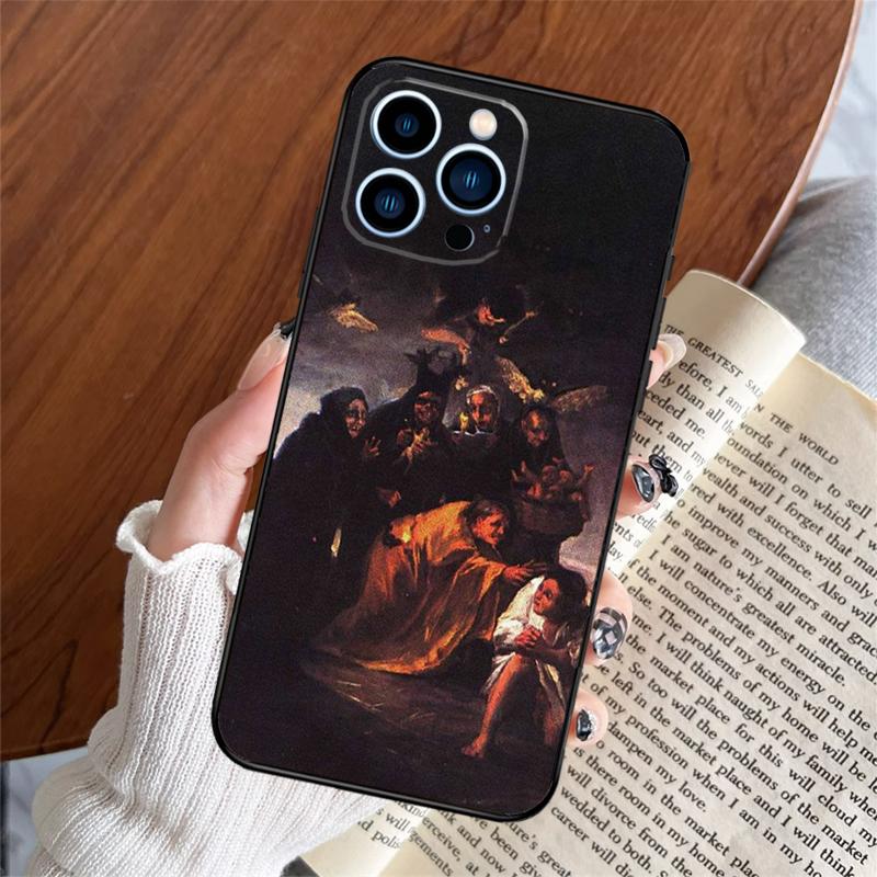 Francisco Goya Paintings Phone Case For iPhone 17 Pro Max 11 12 14 15 16 Pro Max Plus 13 Mini 16e 17 Air Back Cover