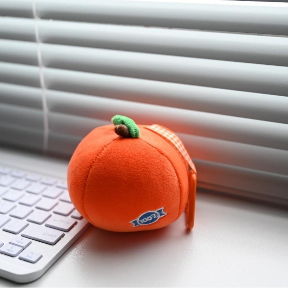 Persimmon Orange Bag Pendant Strawberry Plush Cherry Key Ring Fashion Fruit Key Chain Children