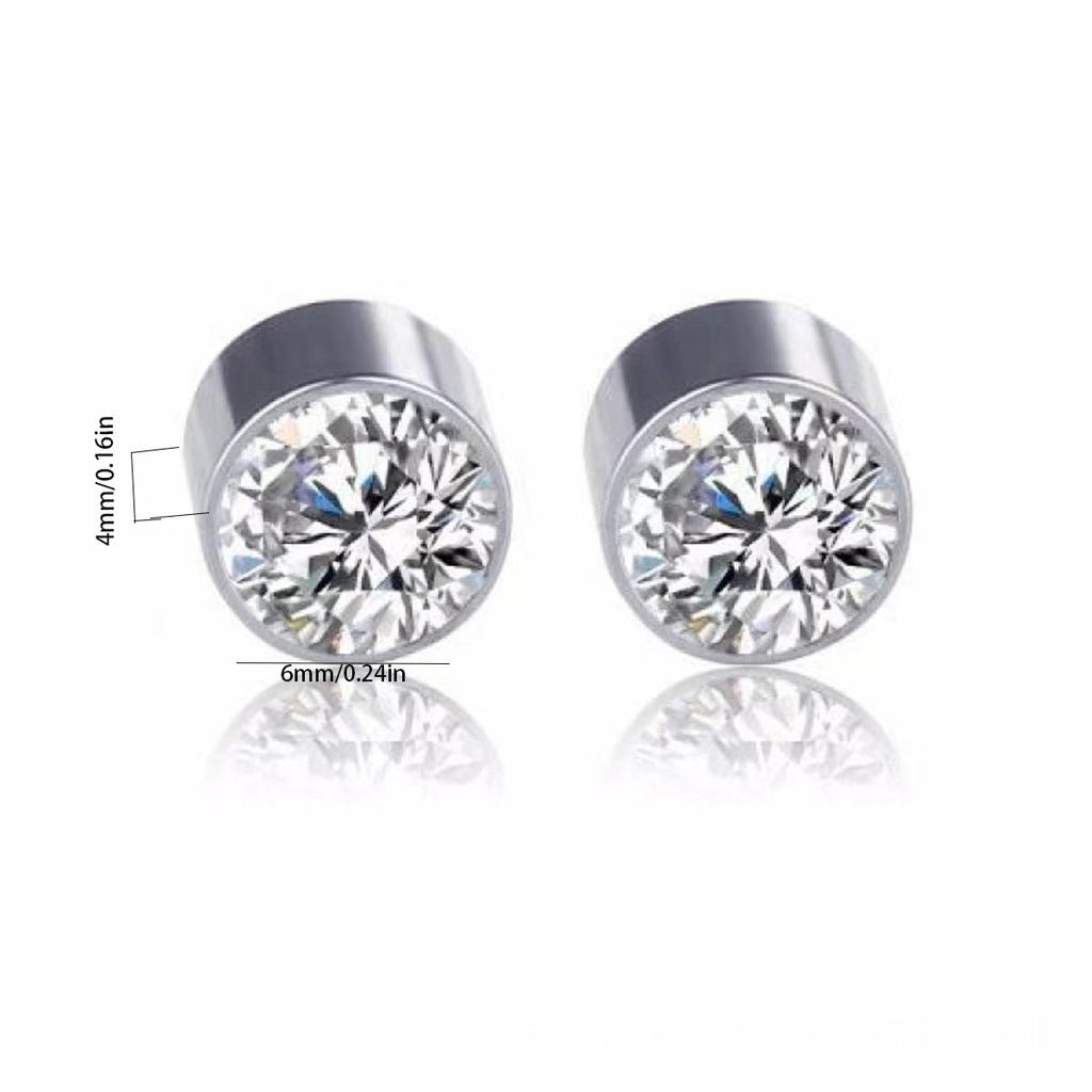 Men's and Women's Trend Personality Senior Sense of Light Luxury Magnet Ear Clips