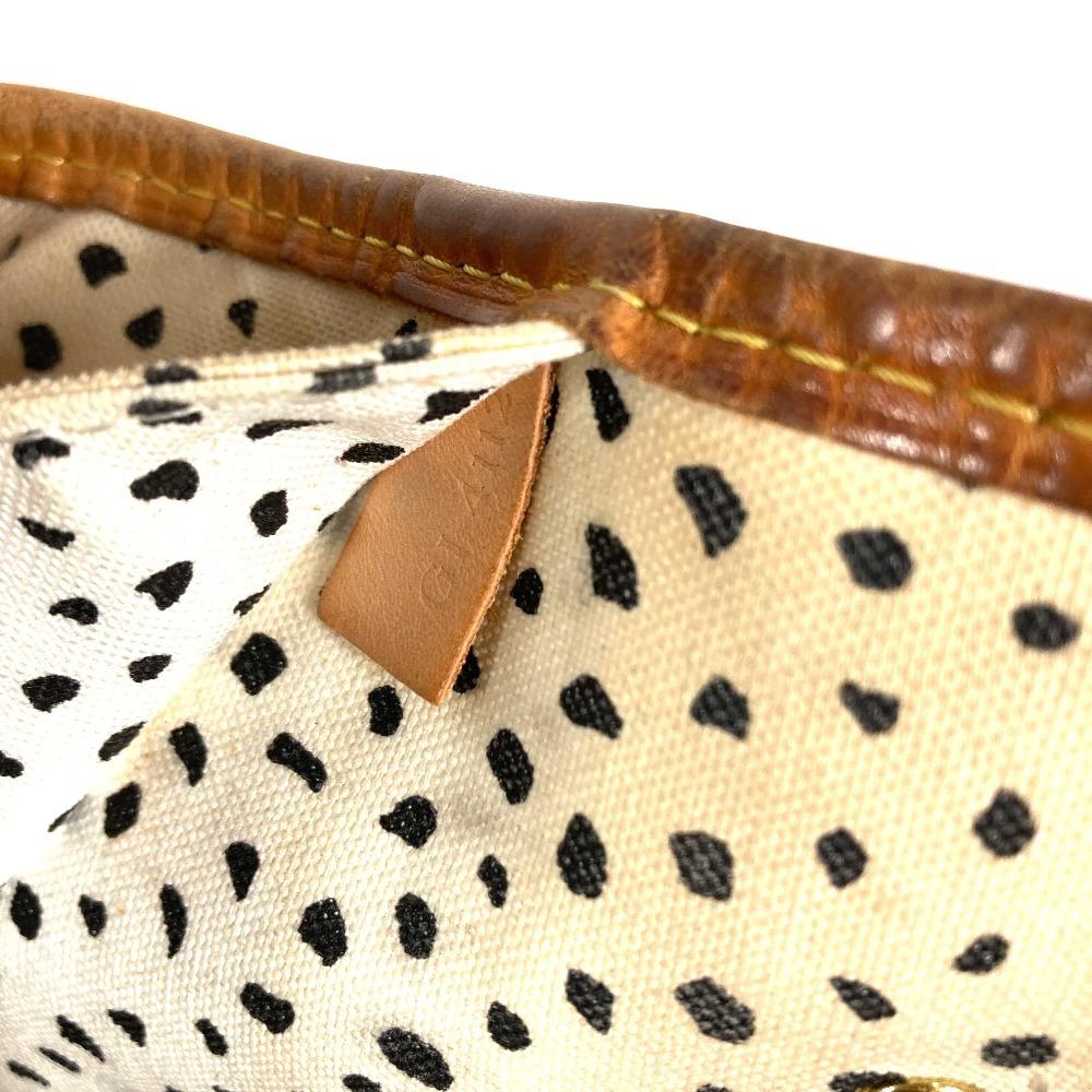 Louis Vuitton M40684  Monogram Pumpkin Dot Neverfull MM Tote Bag Shoulder Bag