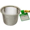 Nagao Tea Strainer, Deep, for Teapots, 18-8 Stainless Steel with Bamboo Handle, Size 82, Made In Japan