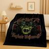 New Slayer Thrash Metal Rcck Music Band Sign Flannel Blanket,Ultra Soft Warm Plush Throw for Home Bedroom Bed Sofa Cover Gift