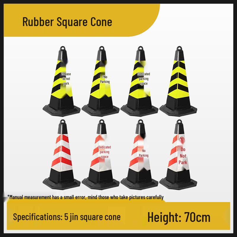 70cm No Parking PVC Reflective Traffic Cone