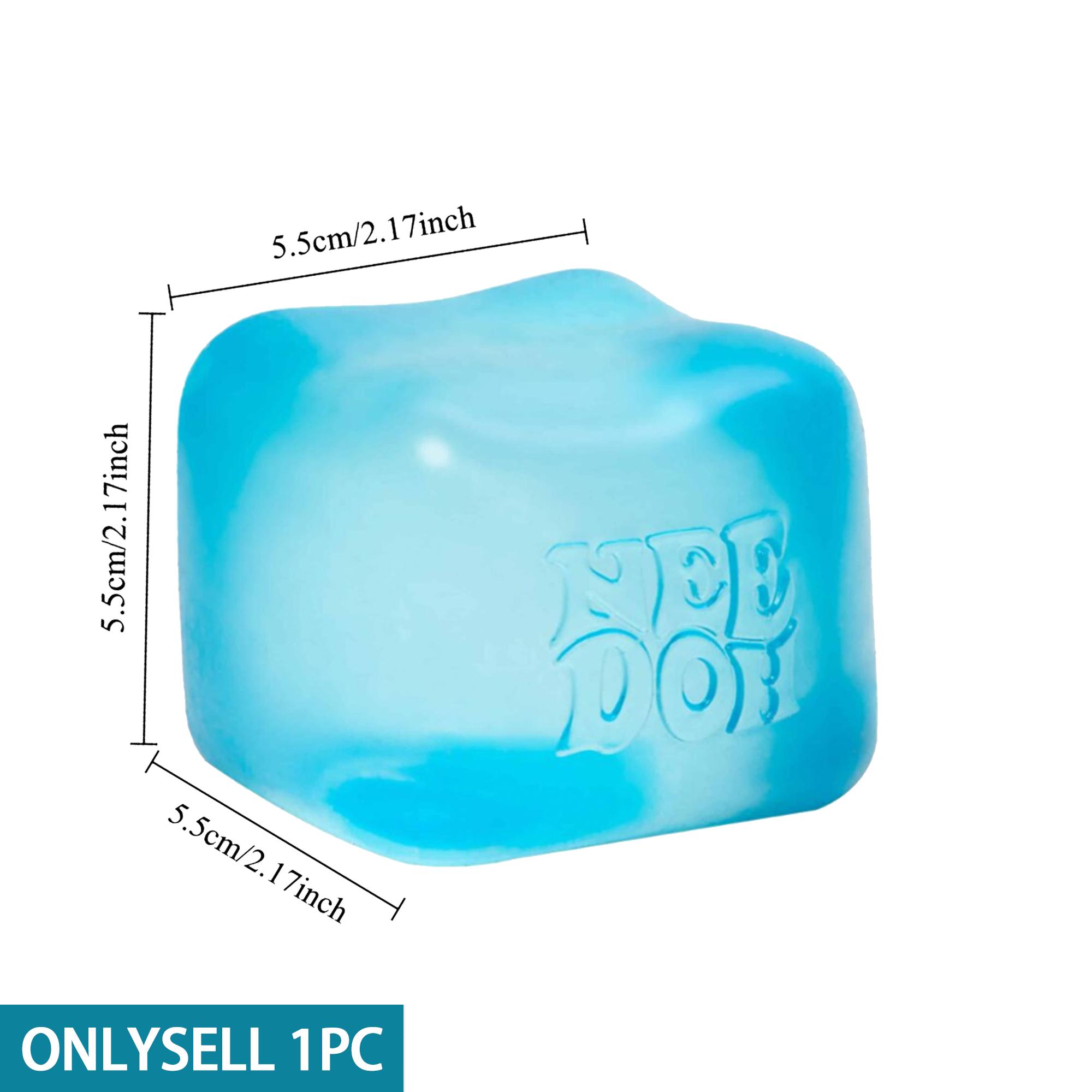 

Schylling Needoh Nice Cube Firm Squishy Stress Reliever - Sensory Desk Toy For Focus & Calm, Adhd Autism Friendly - 1Pc 2.25In (As shown-9419)-