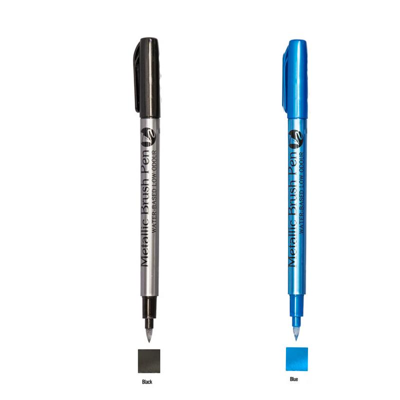 Color Metallic Markers Pen Paint Pens for Black Paper Glass Rock Painting Halloween Pumpkin Scrapbook Album