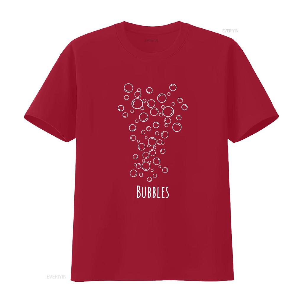 Bubbles funny bubble design T Shirt vintage Washed fashion Stretched Unisex Slightly homme Casual Stylish Comfortable Soft