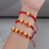 Adjustable Little Horse Shape Charm Bracelets For Women Red Rope Bracelet Female Jewelry Gifts