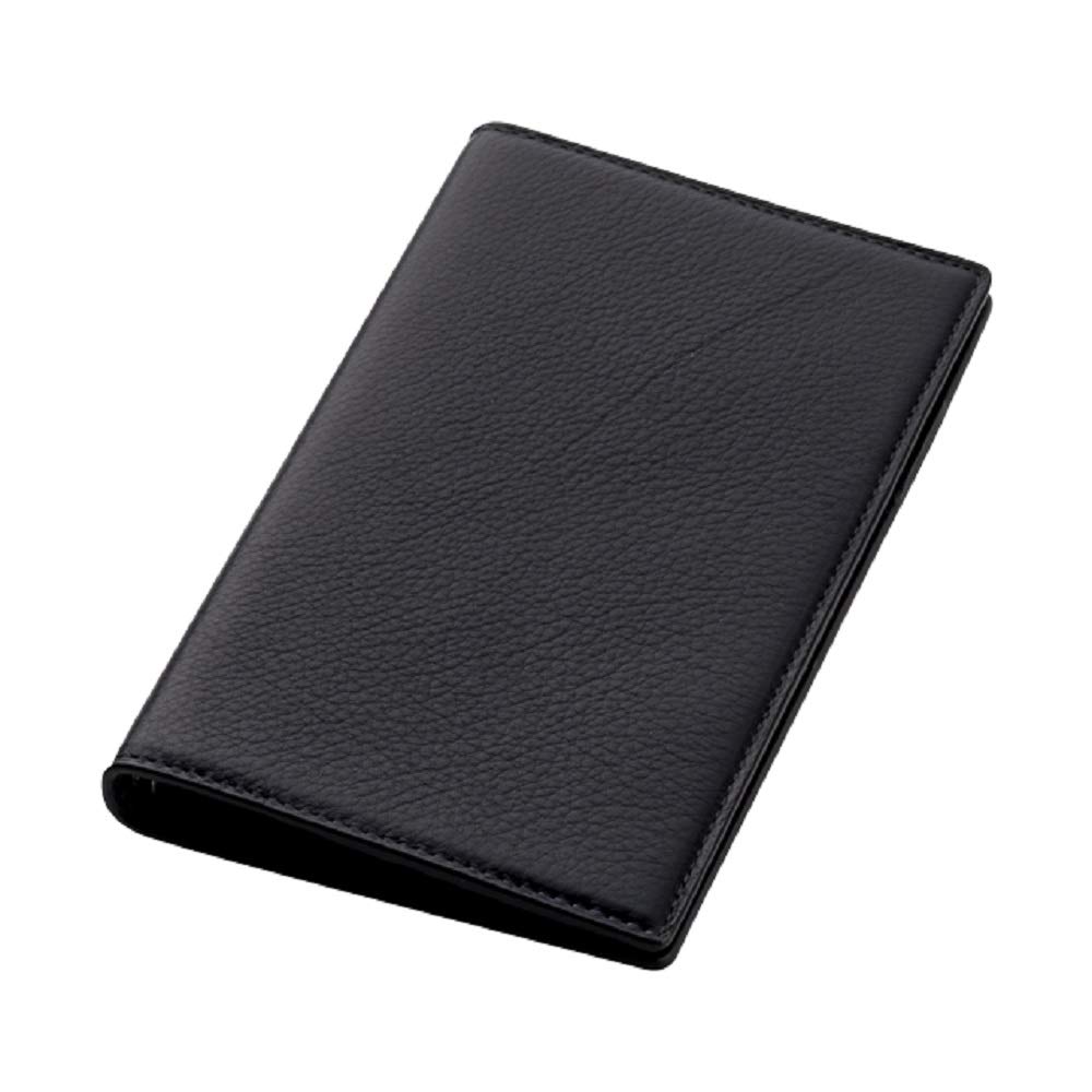 

SPAD YAK Leather System Planner Bible 11mm Notebook Black x Navy чёрный
