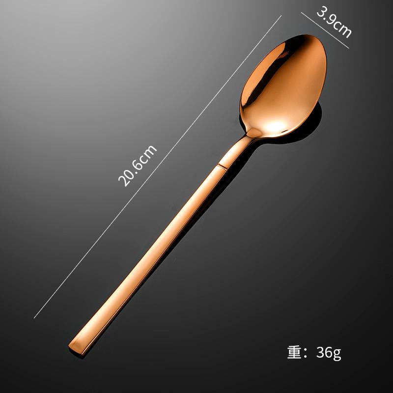 Stainless steel tableware knight western food knife and fork tableware set steak knife and fork premium fork spoon