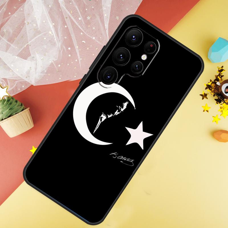 Mustafa Kemal Ataturk Funda For Samsung Galaxy S24 Ultra S23 S22 Plus S21 S20 FE S8 S9 S10 Note 10 20 Ultra Case