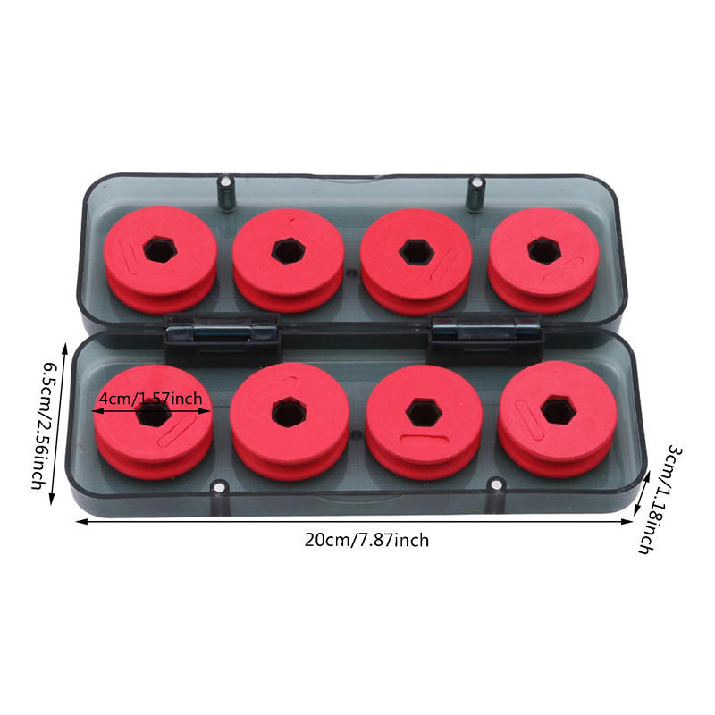 

Основная леска Коробка рыболовные снасти Рыболовные принадлежности Леска Группа Намотка Коробка Детали рыболовных снастей Необходимые вещи для рыбалки (4 пары по 8 осей) (8 пар по 16 осей) 4 pairs(8pcs)