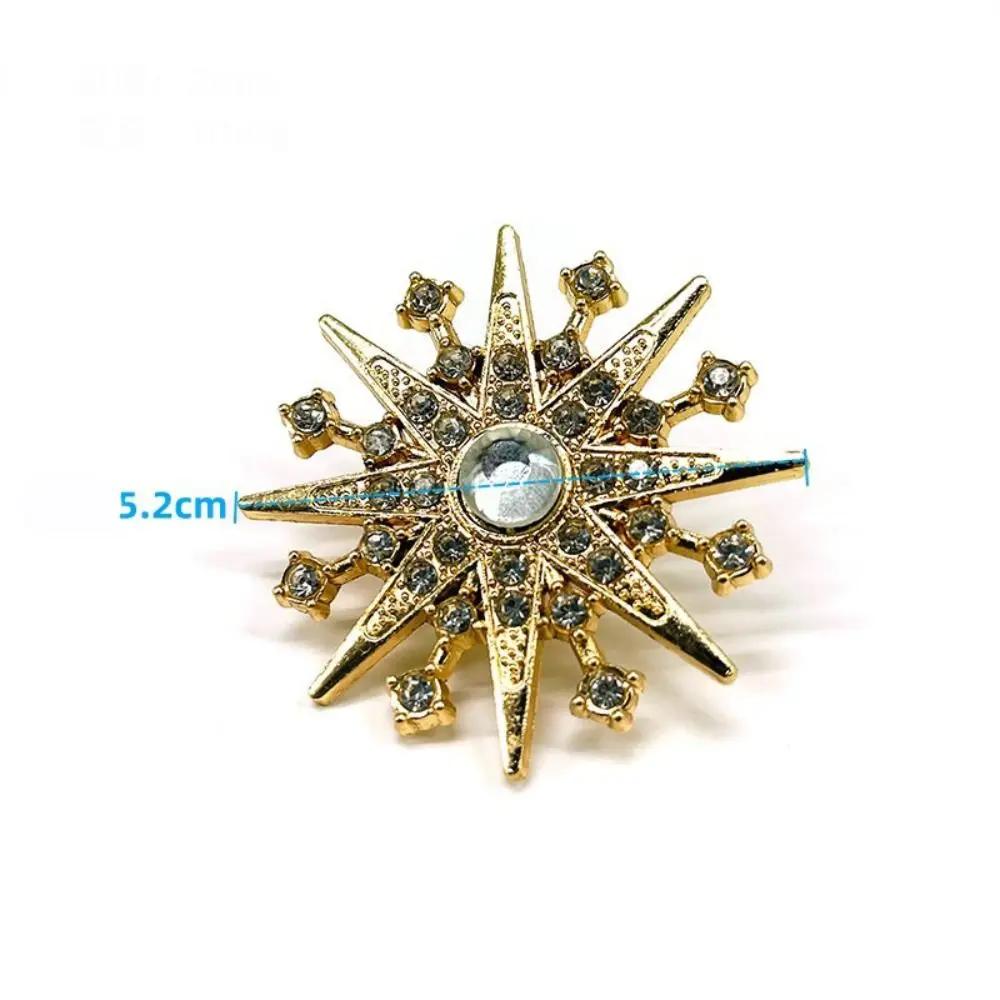 

Exquisite Rhinestone Metal Buckle Clasp Craft DIY Woven Bag Purse Hat Decor Bag Pendant Decoration