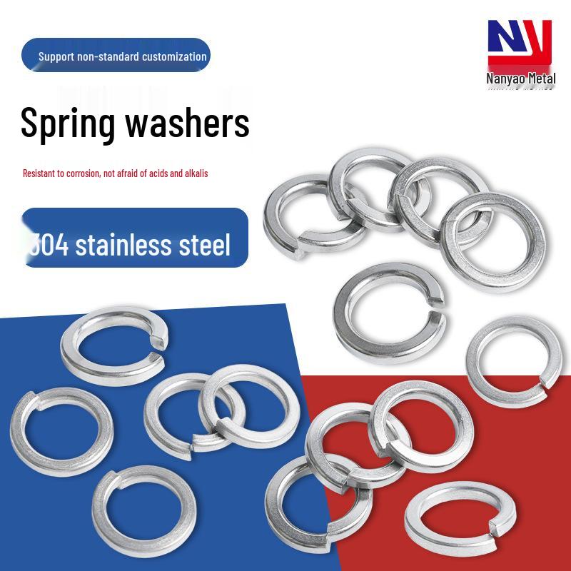 304 Stainless Steel Heavy Duty Split Spring Washer