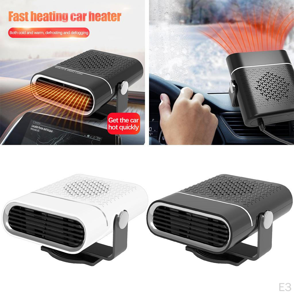 Degree Rotary Base Quickly Defrost with Modes Fast Heating Demister Automobile Windscreen Fan Auto