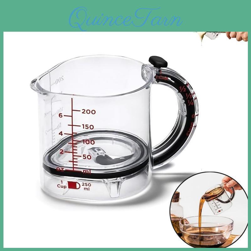 4in1 Cup Measuring Multifunctional Adjustable Measuring Cup With Scraperstyle Seal Base Measurings Cube Cups For Cooking Baking Ingredients