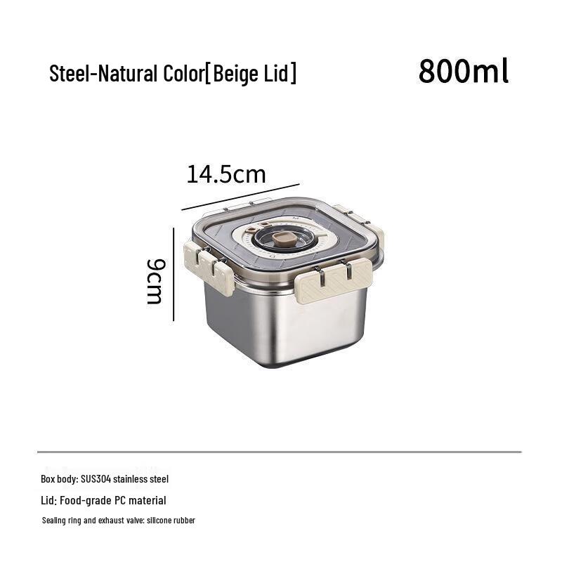 JINGRUIXIANG Stainless Steel Stackable Food Storage Container