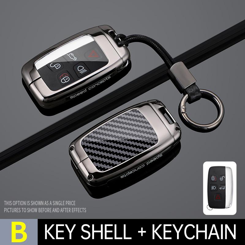 Tpu Zinc Alloy Car Key Case For Land Rover Range Rover Evoque Sport Evoque Discovery Shenxing 4 Jaguar Xe Xj Xf Key Fob