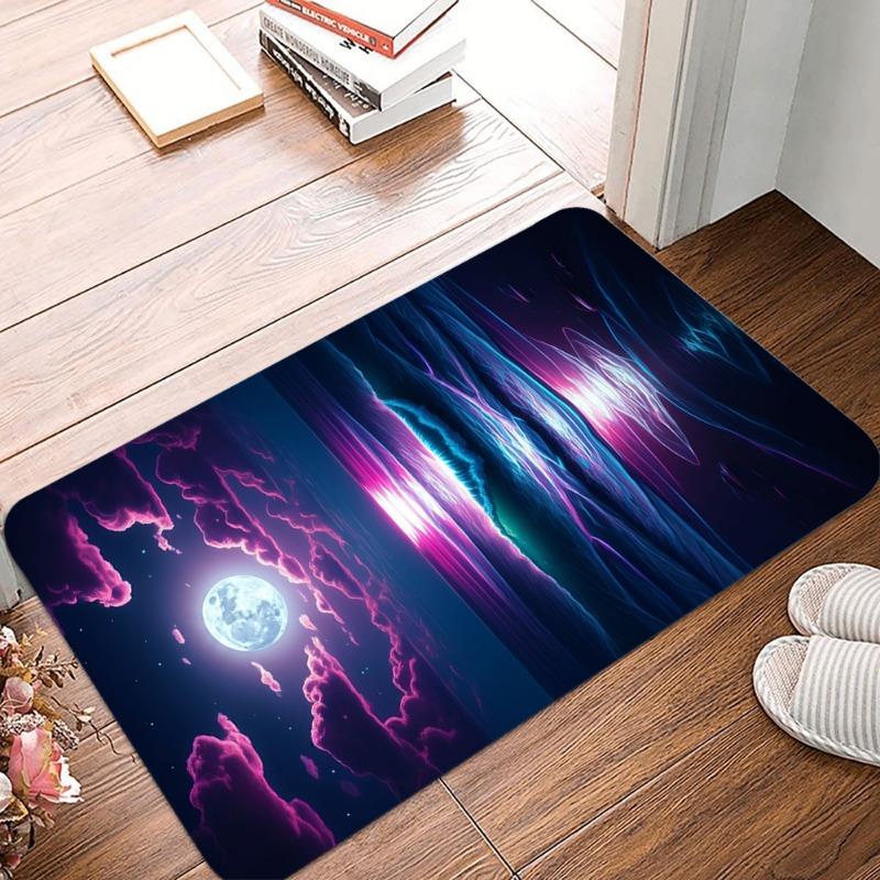 Surreal Scenery Printing Non-Slip Small Rug Waterproof Easy To Clean Floor Mat for Indoor Outdoor Use Durable Home Decor Fashion