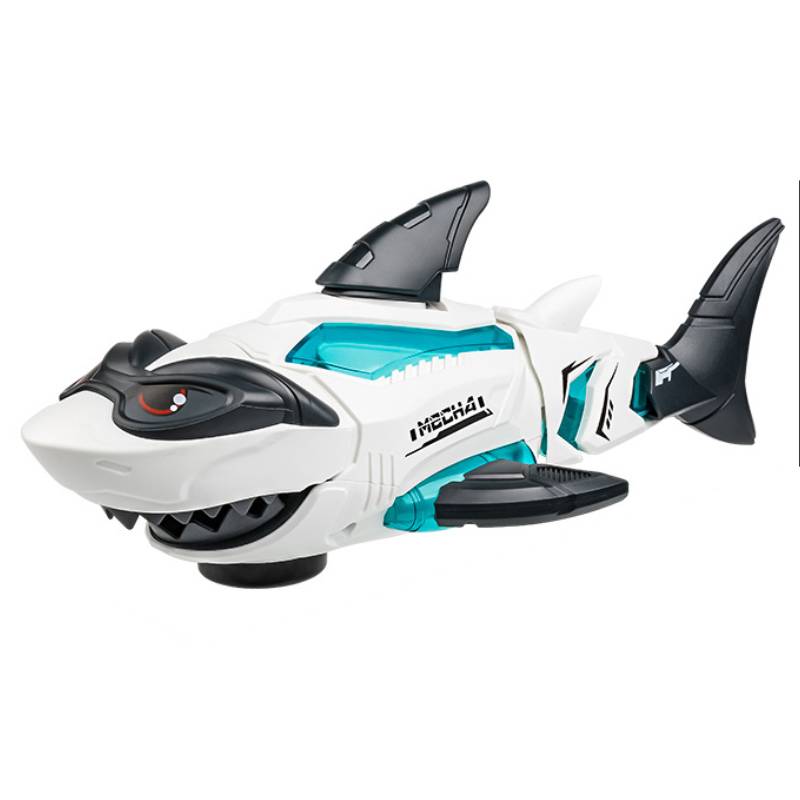 Hračky Žralok Lezoucí Děti Elektrický Mechanický Žralok Hračka Světlo Hudba Dárek Kreslený