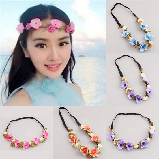 Boho Blumen Frauen Mädchen Blume Haarband Stirnband Festival Party Hochzeit Dekor