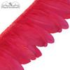 2M Dyed 13-18CM White Goose Feather Trims Real Geese Feather Ribbon Fringe  Dress Skrit DIY Craft Sewing Material Feathers