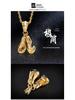 European & American Trend Men's Titanium Steel Boxing Gloves Pendant Necklace