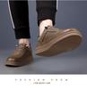 2024 Men's Trendy Soft-Soled Leather Sneakers - Versatile Spring & Autumn Casual Footwear