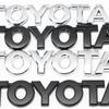 BBcv3 3D ABS TOYOTA Emblem Badge Car Sticker Car Trunk Sticker For Toyota Chr Corolla Camry Yaris Hilux Prius Avensis Auris Prado TRD