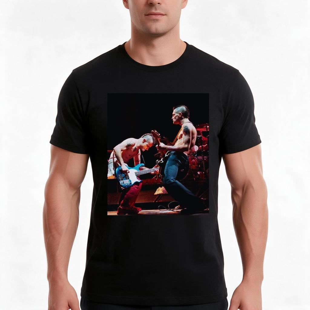 Frusciante Flea Tshirt Summer Casual Cotton Tee Oversized Streetwear Tops Vintage Graphic Print Loose Fit Short Sleeve