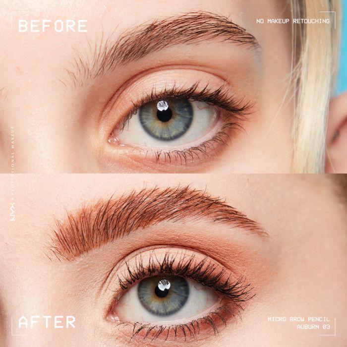 Crayon Sourcils - NYX - Micro - Auburn - Fini Naturel - Précision Extrême